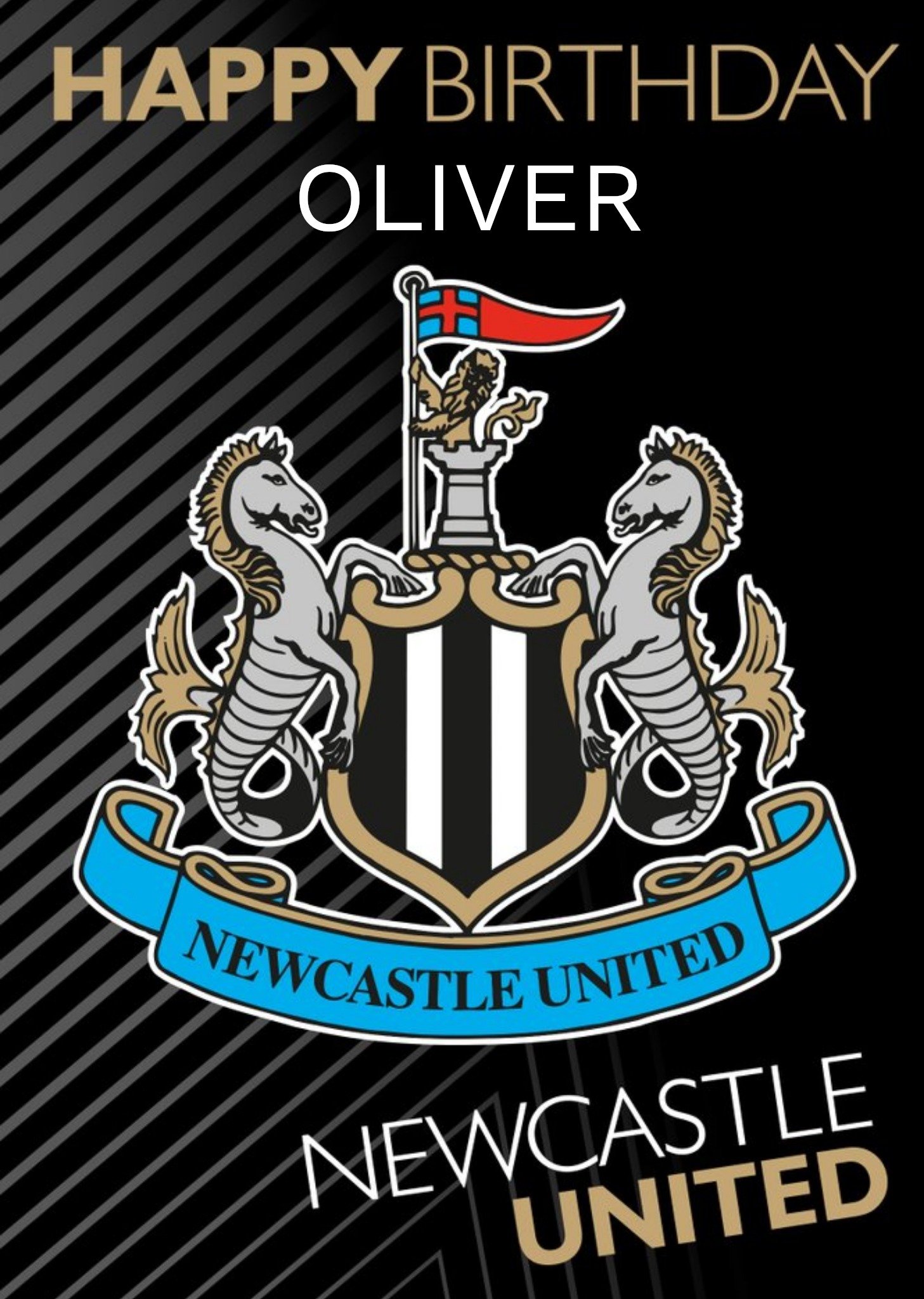 Newcastle United F. C Birthday Card Ecard