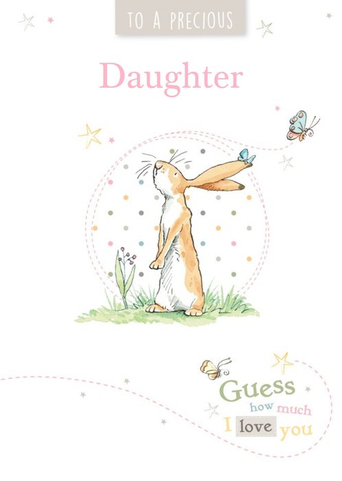 Danilo Ghmily To a Precious Daughter Personalised Birthday Card
