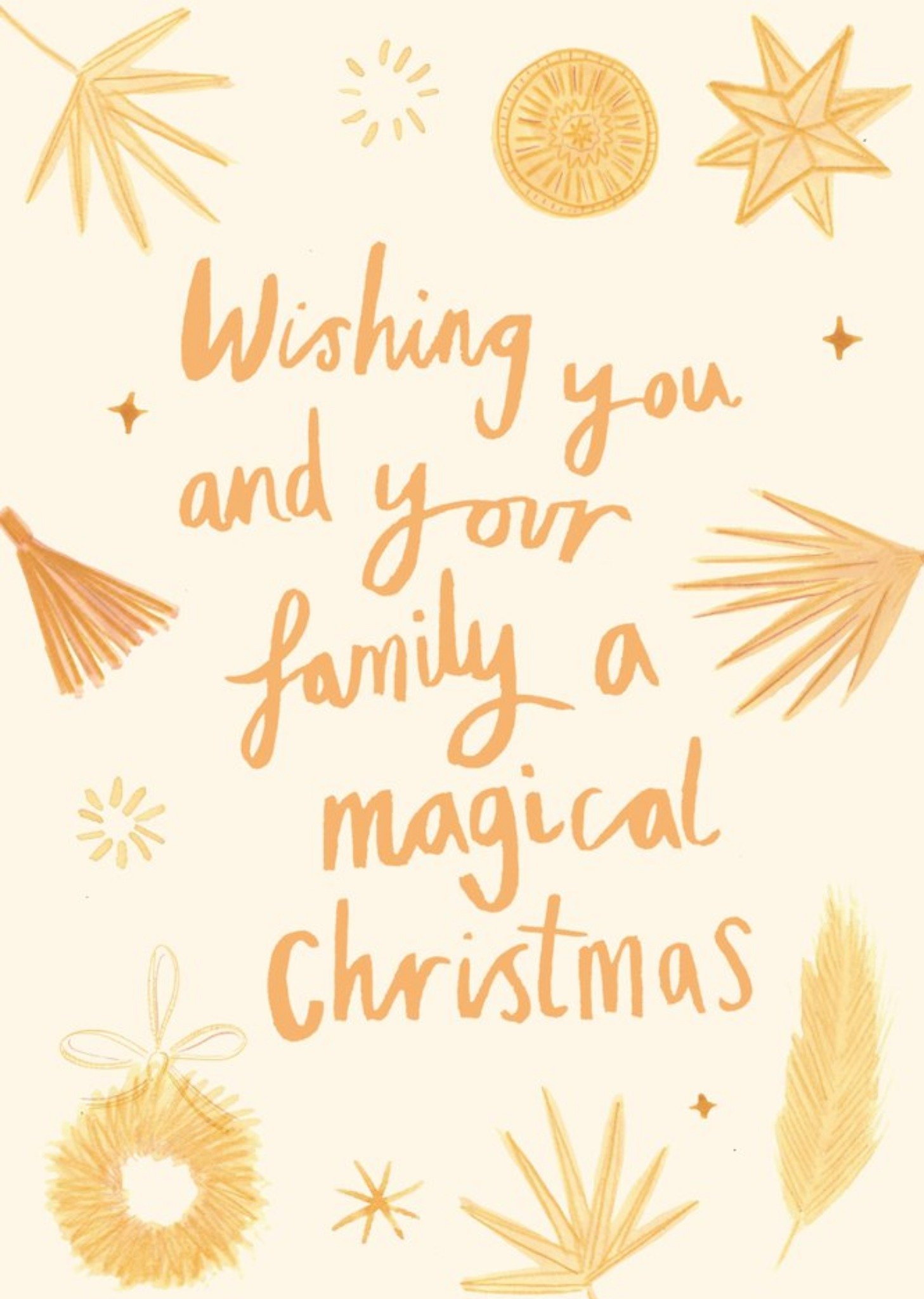 Wishing You And Your Family A Magical Christmas Card Ecard