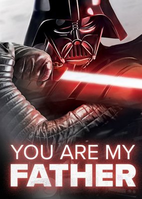 Star Wars Darth Vader You Are My Father Father's Day Card