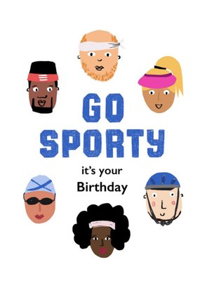 Diverse Go Sporty It Is Your Birthday Card