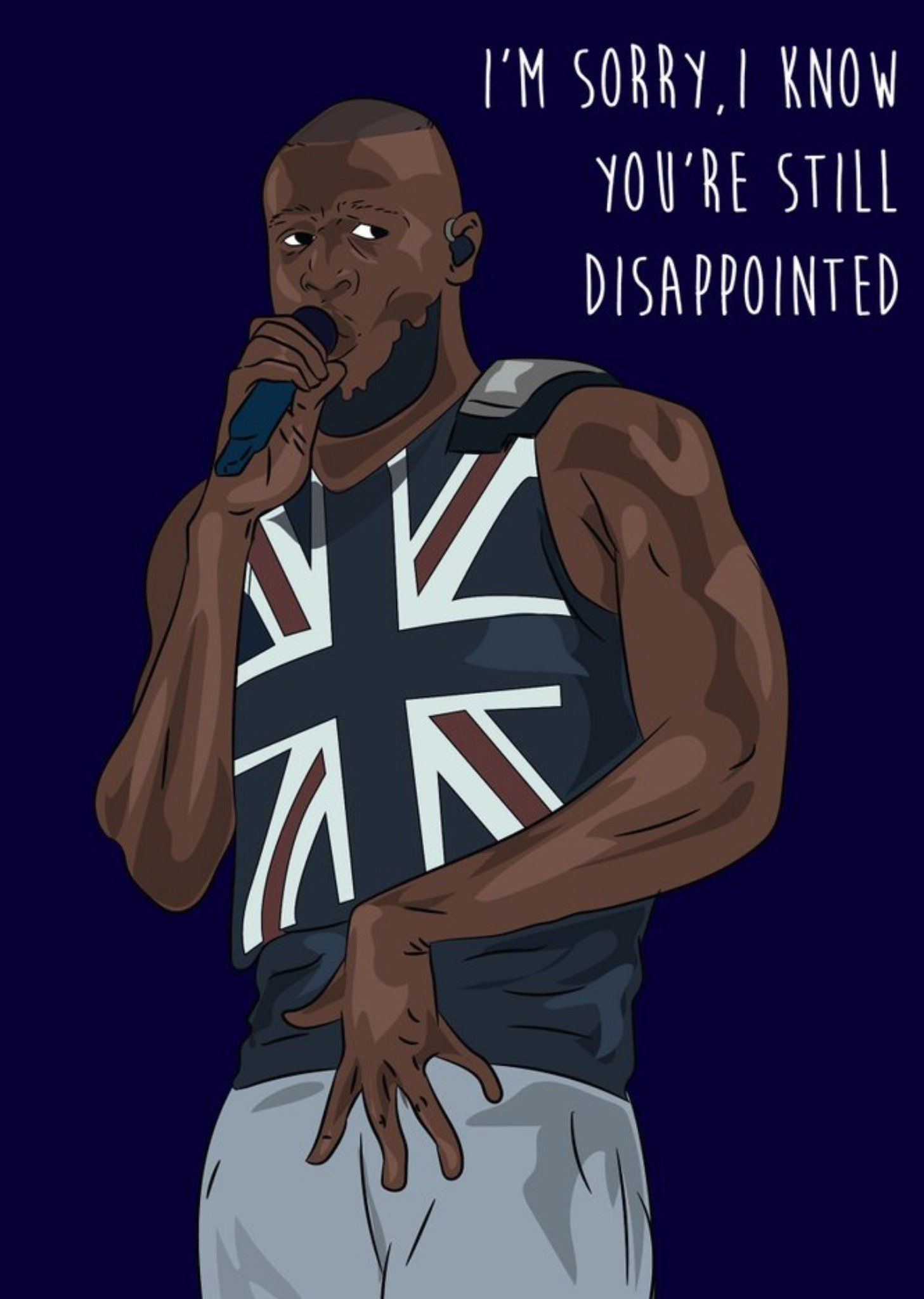 Anoela Rapper Sorry You're Still Disappointed Card Ecard