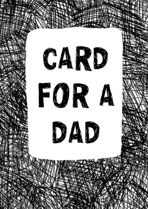 Biro Card For A Dad Card