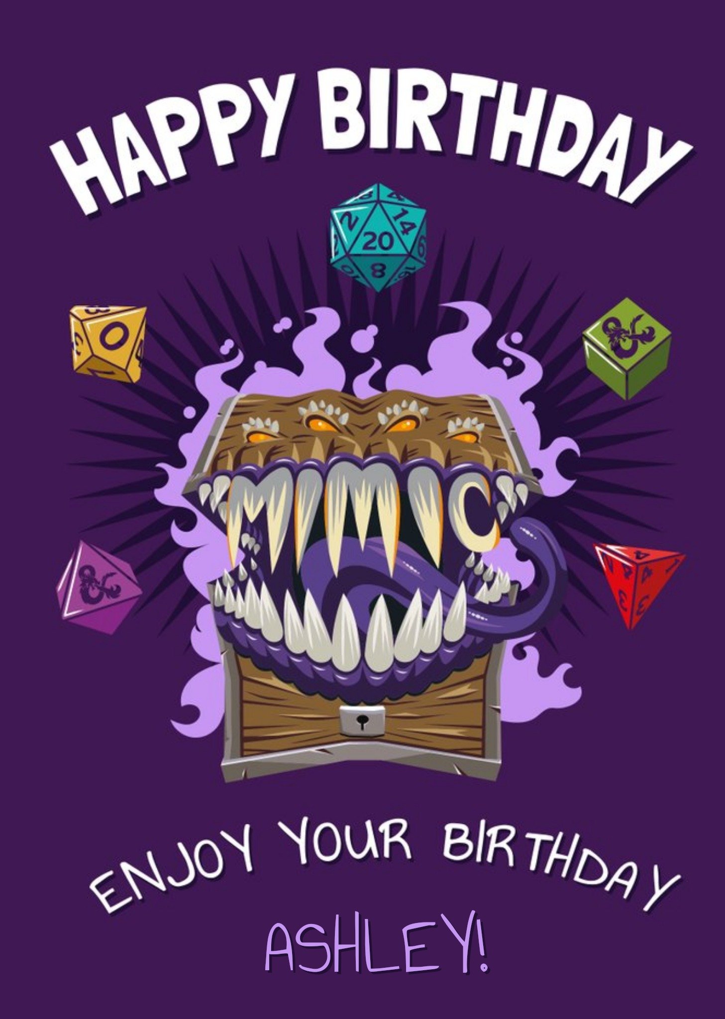 Dungeons And Dragons Birthday Card Ecard