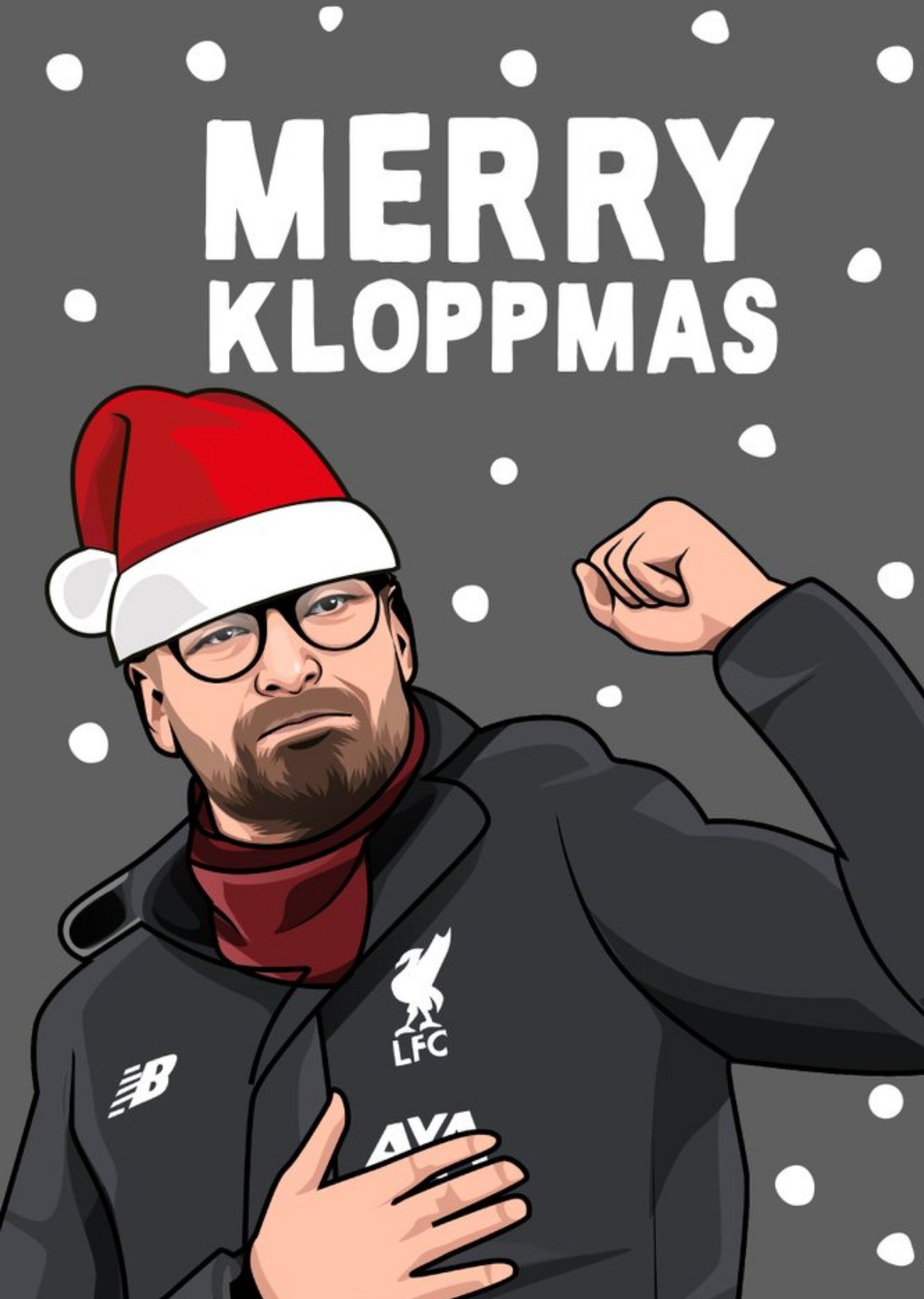 All Things Banter Merry Kloppmas Christmas Card, Large