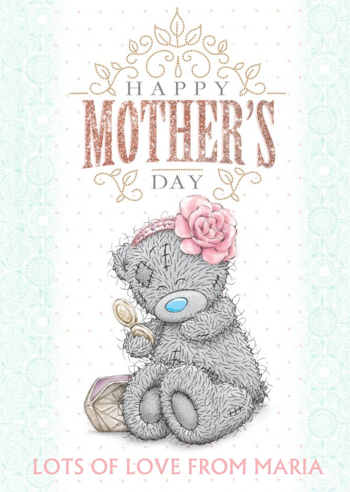 Me To You Mother's Day Card Tatty Teddy Fashion Ecard