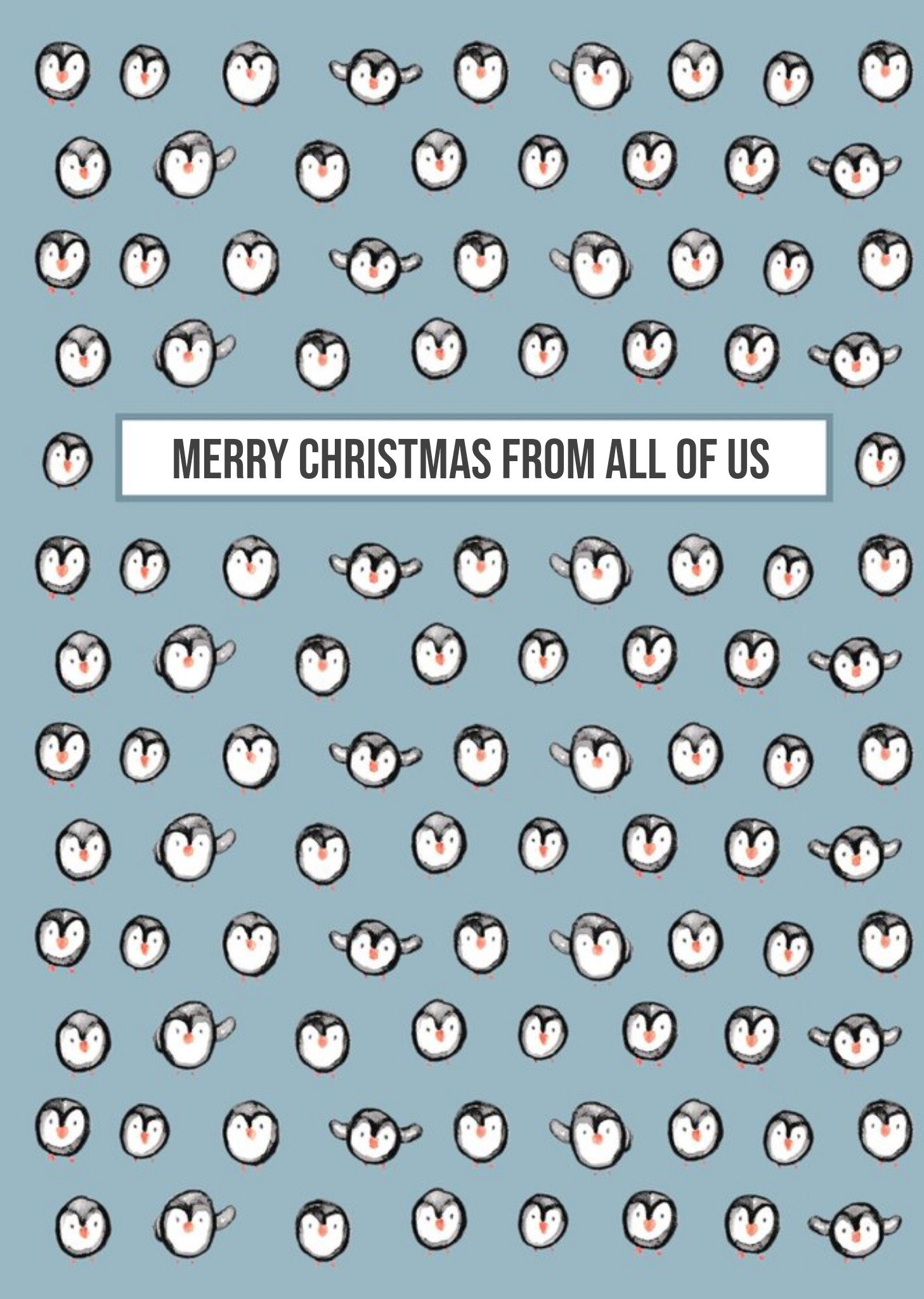 From All Of Us Penguin Christmas Card Ecard