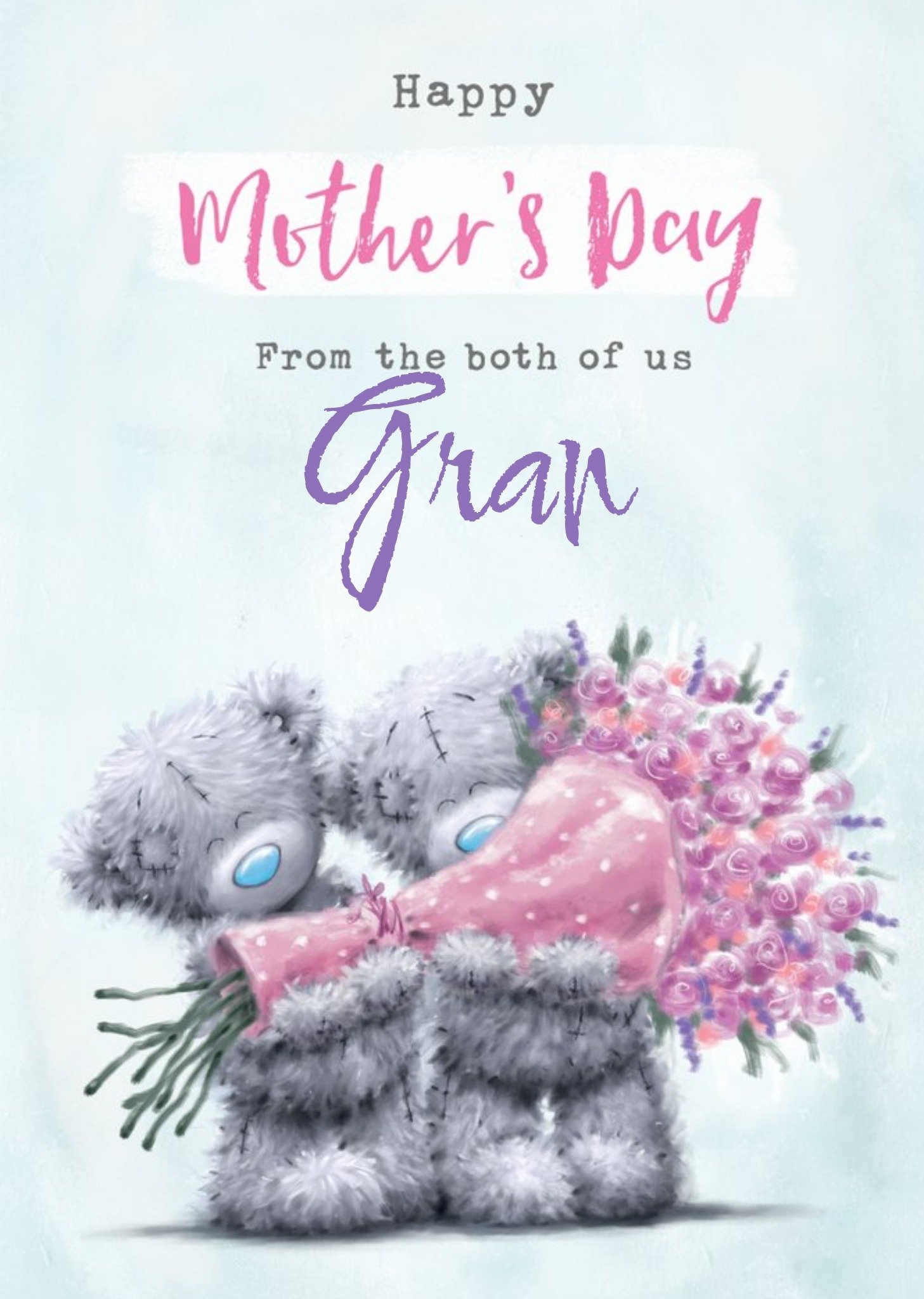 Me To You Tatty Teddy Happy Mother's Day Gran From The Both Of Us Card