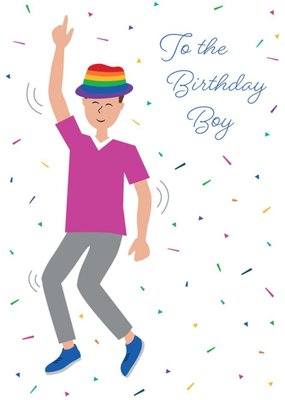 To The Birthday Boy Confetti Card