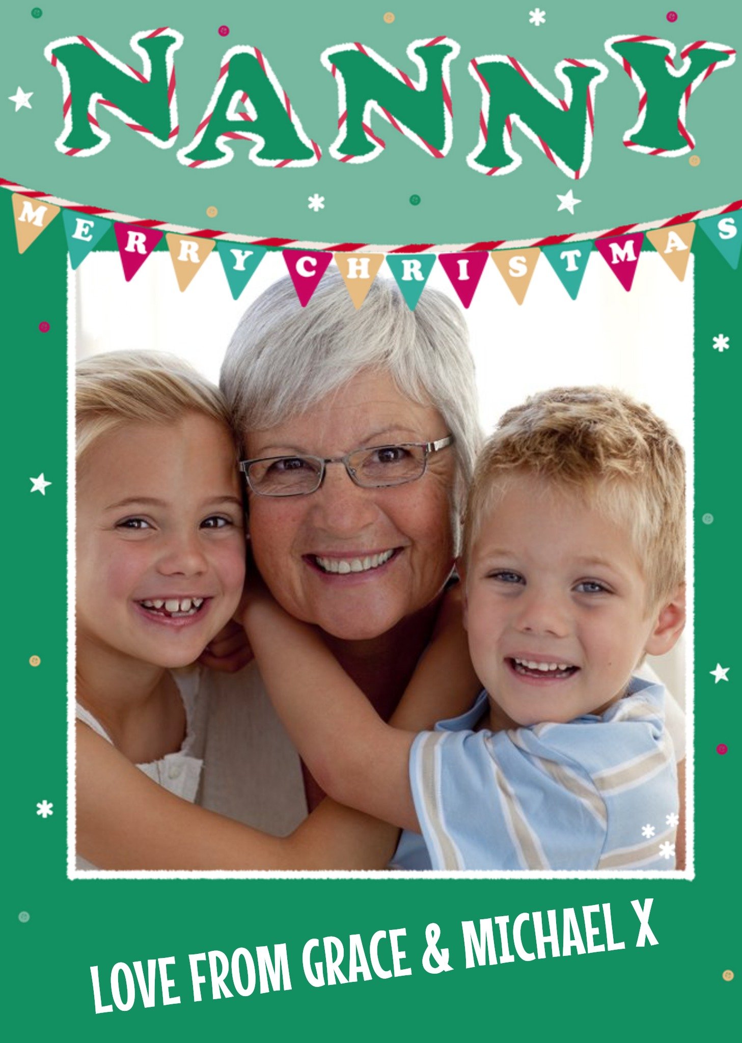 Moonpig Nanny Christmas Card Ecard