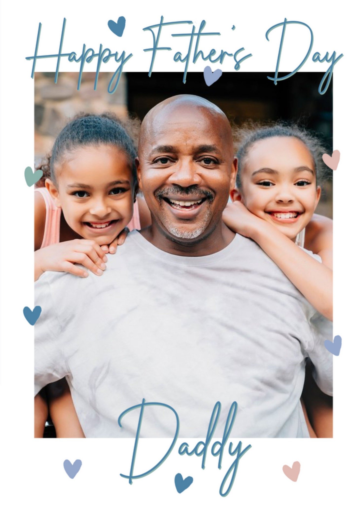 Moonpig Photo Upload Happy Father's Day Daddy Card Ecard