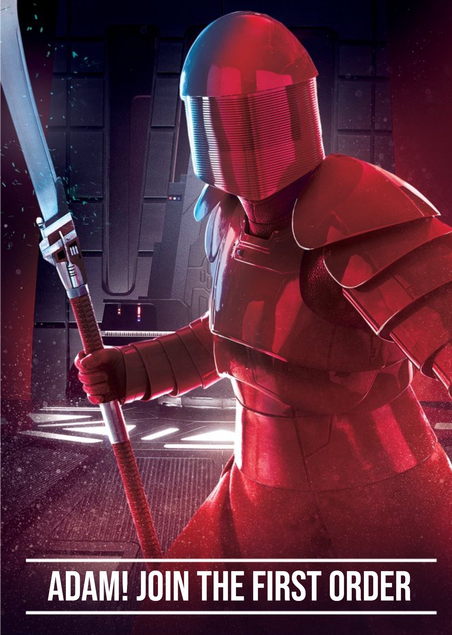 Disney Star Wars Praetorian Guard Personalised Card Ecard