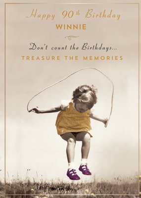 Treasure the Memories Birthday Card