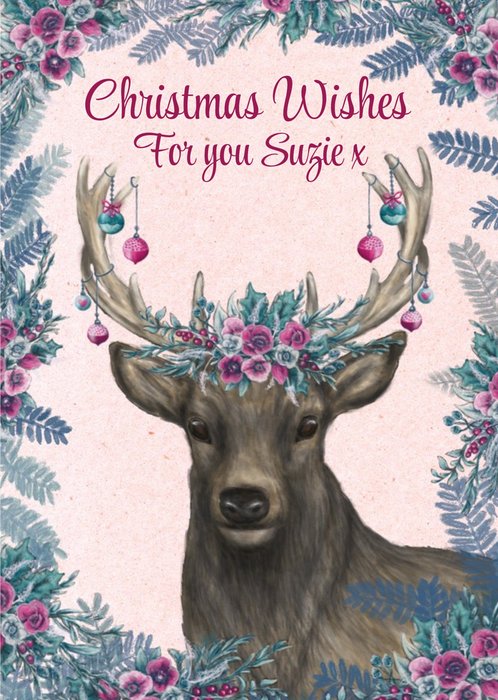 Wild Friends Christmas Card Christmas Wishes For You