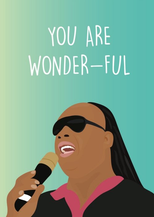 Funny Pun You Are Wonderful Card