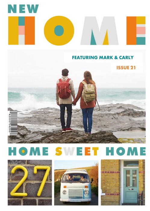New Home magazine spoof card - photo upload