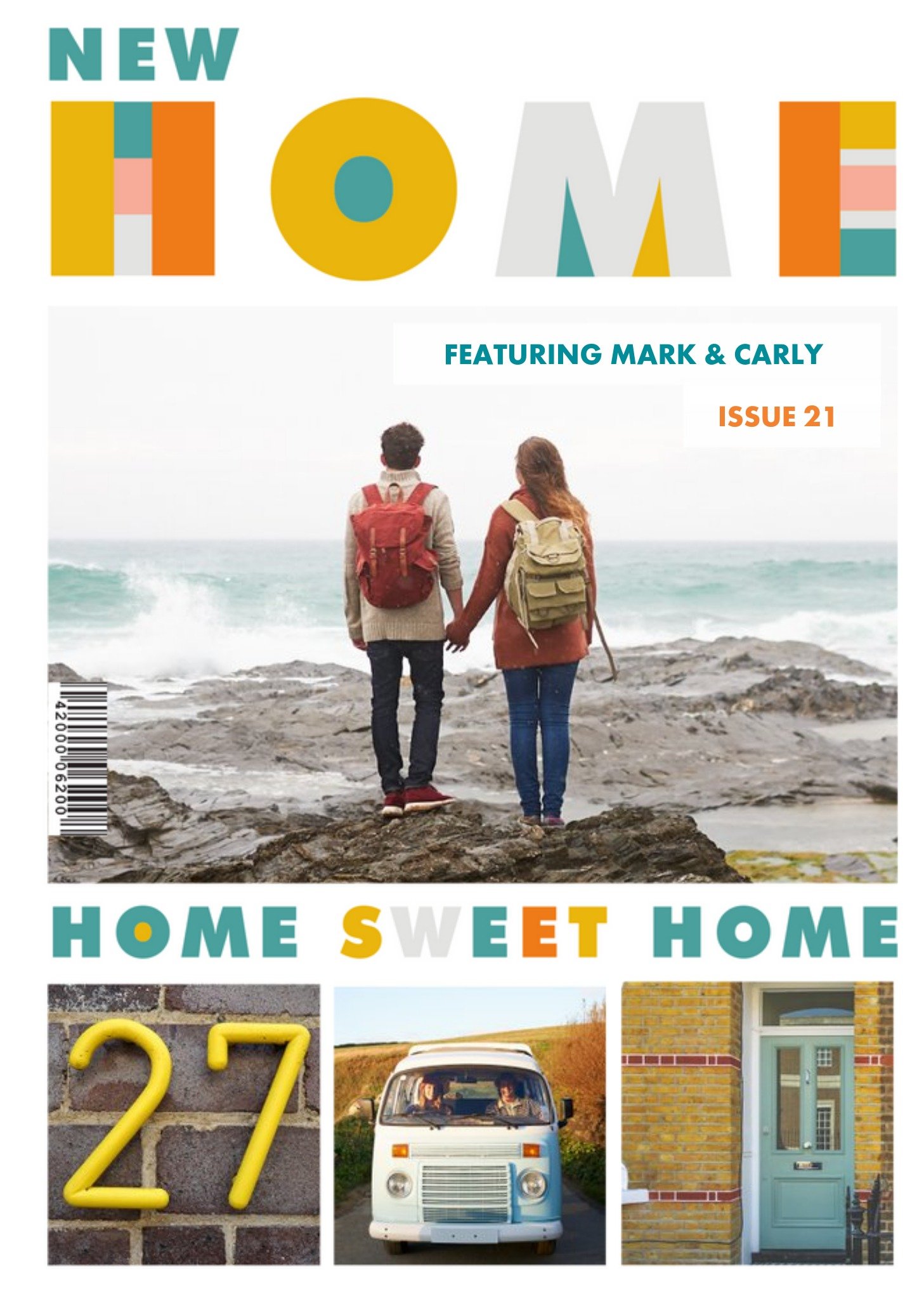 New Home Magazine Spoof Card - Photo Upload