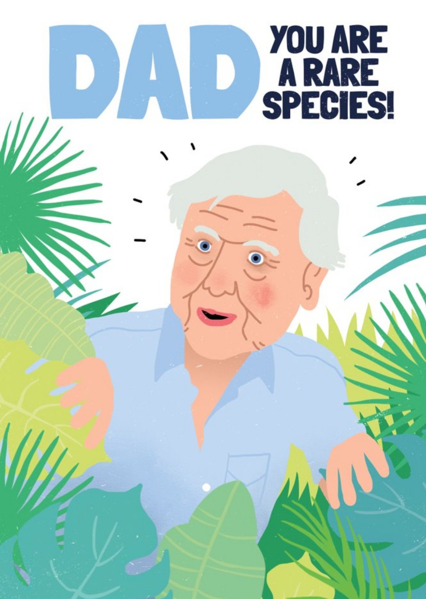 Dad You Are A Rare Species Father's Day Card Ecard