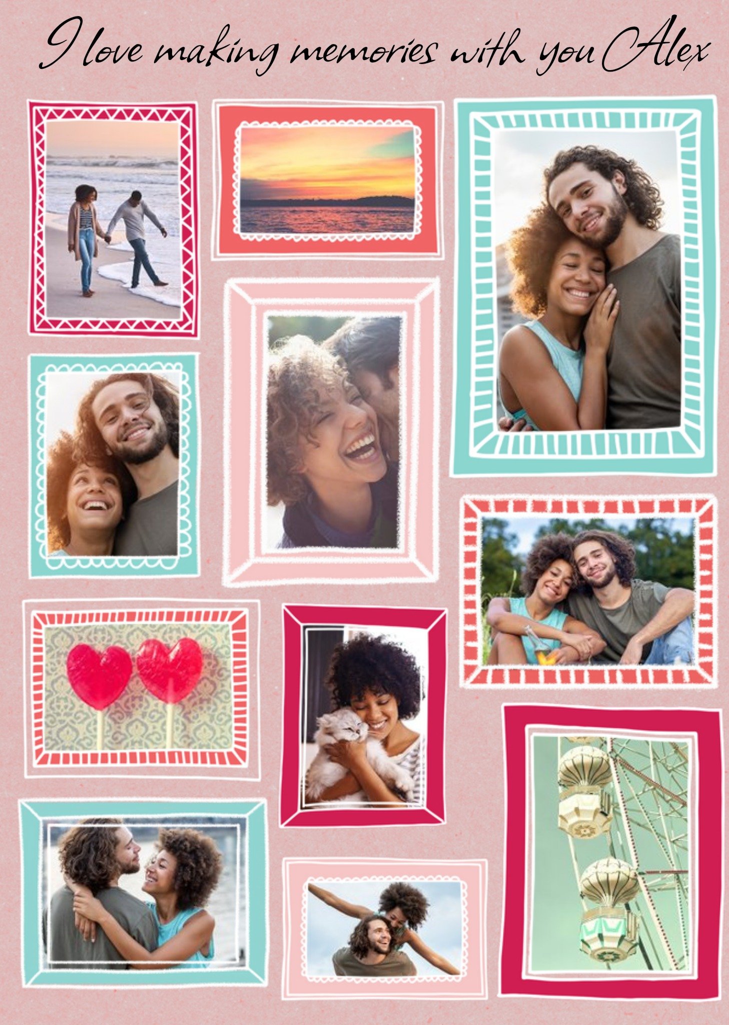 Multiple Photo Upload Valentines Day Card Ecard