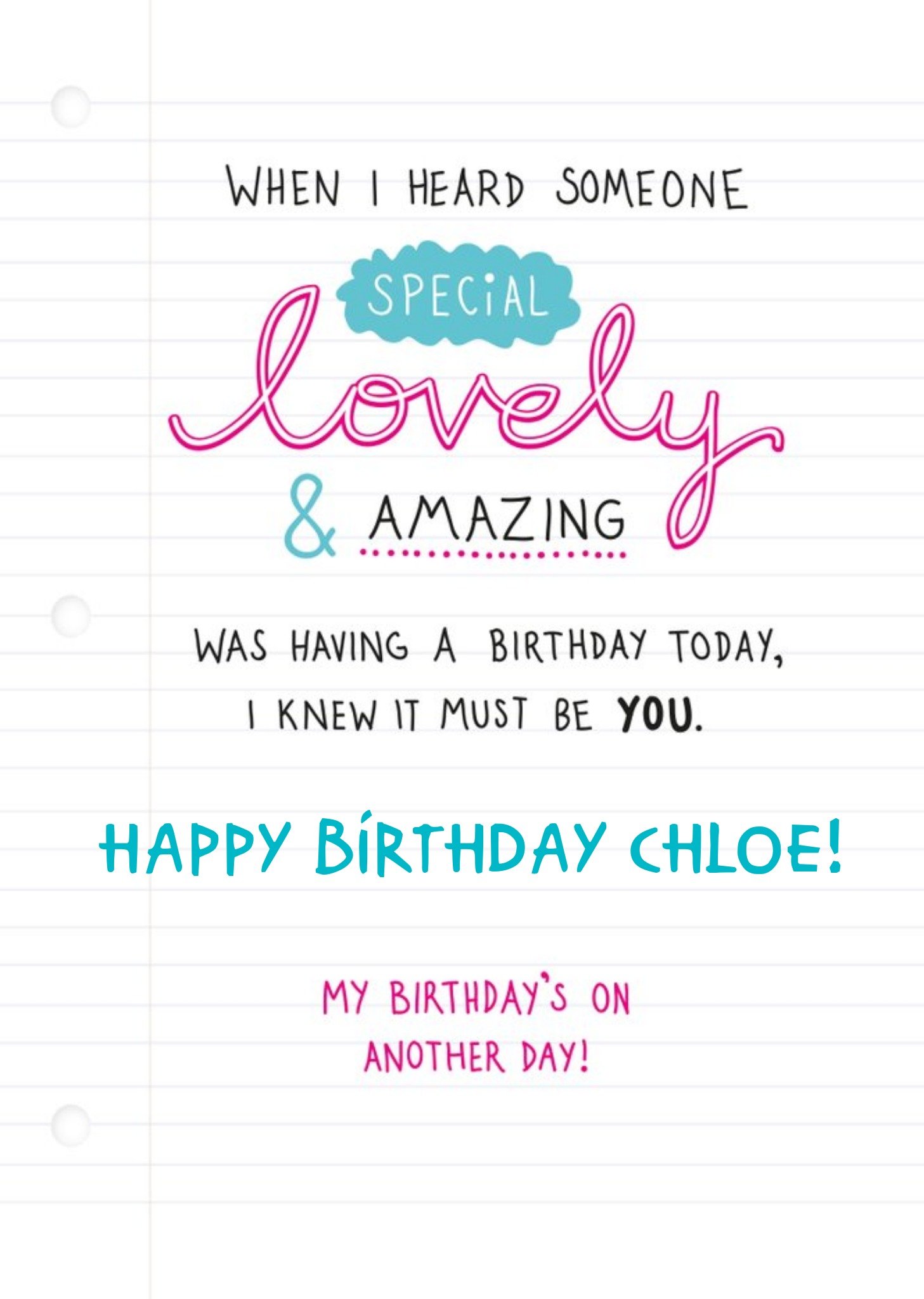 Lovely & Amazing Personalised Birthday Card Ecard