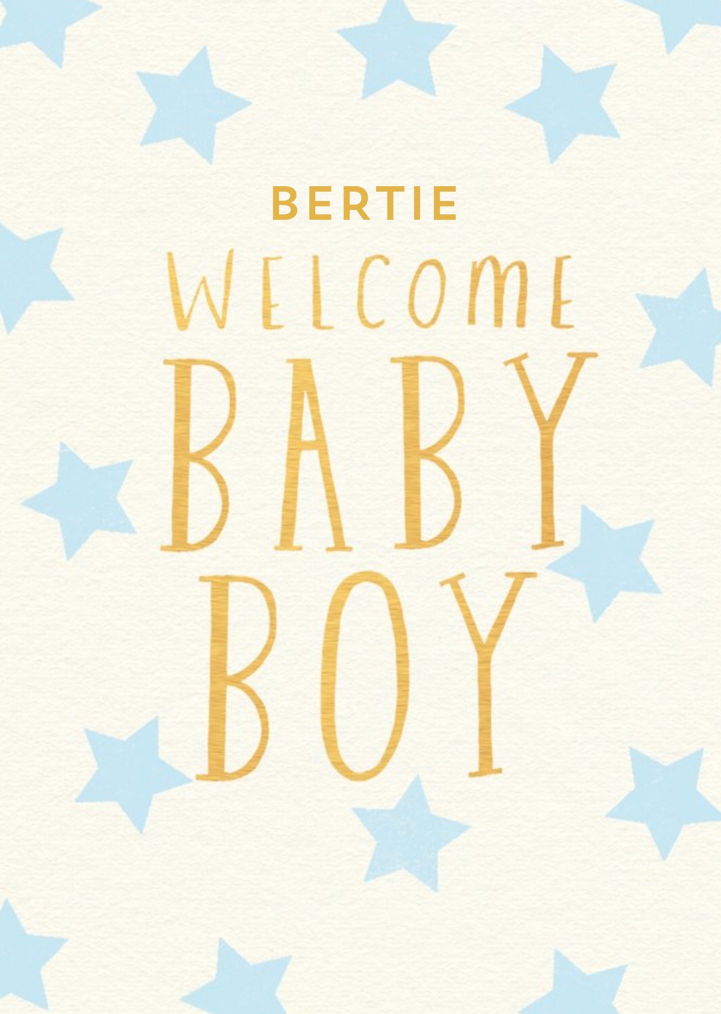 Welcome Baby Boy New Baby Card Ecard