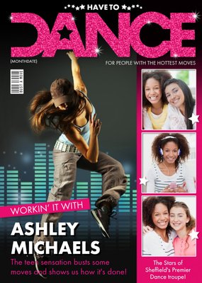 Have To Dance Magazine Cover Photo Upload Card