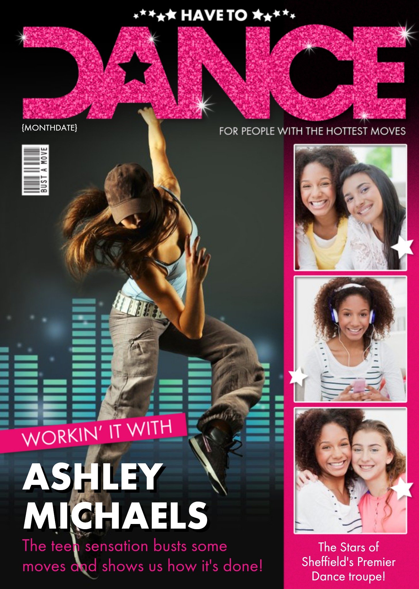 Have To Dance Magazine Cover Photo Upload Card Ecard