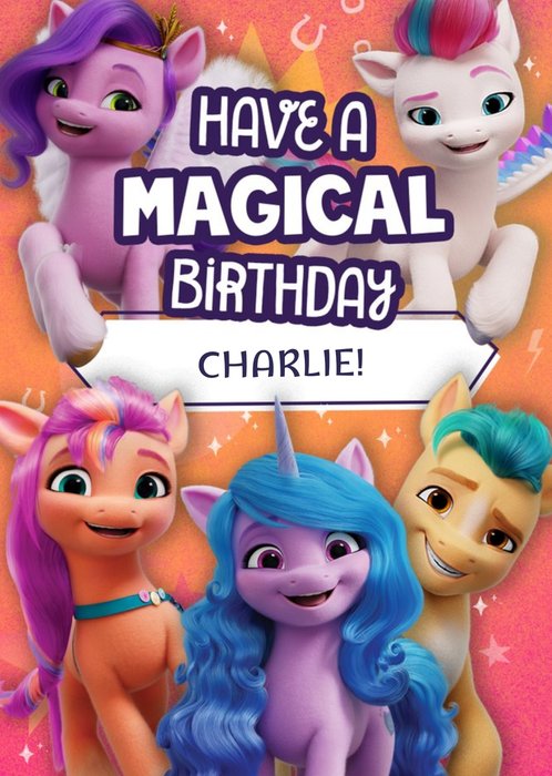 My Little Pony Have A Magical Birthday Card
