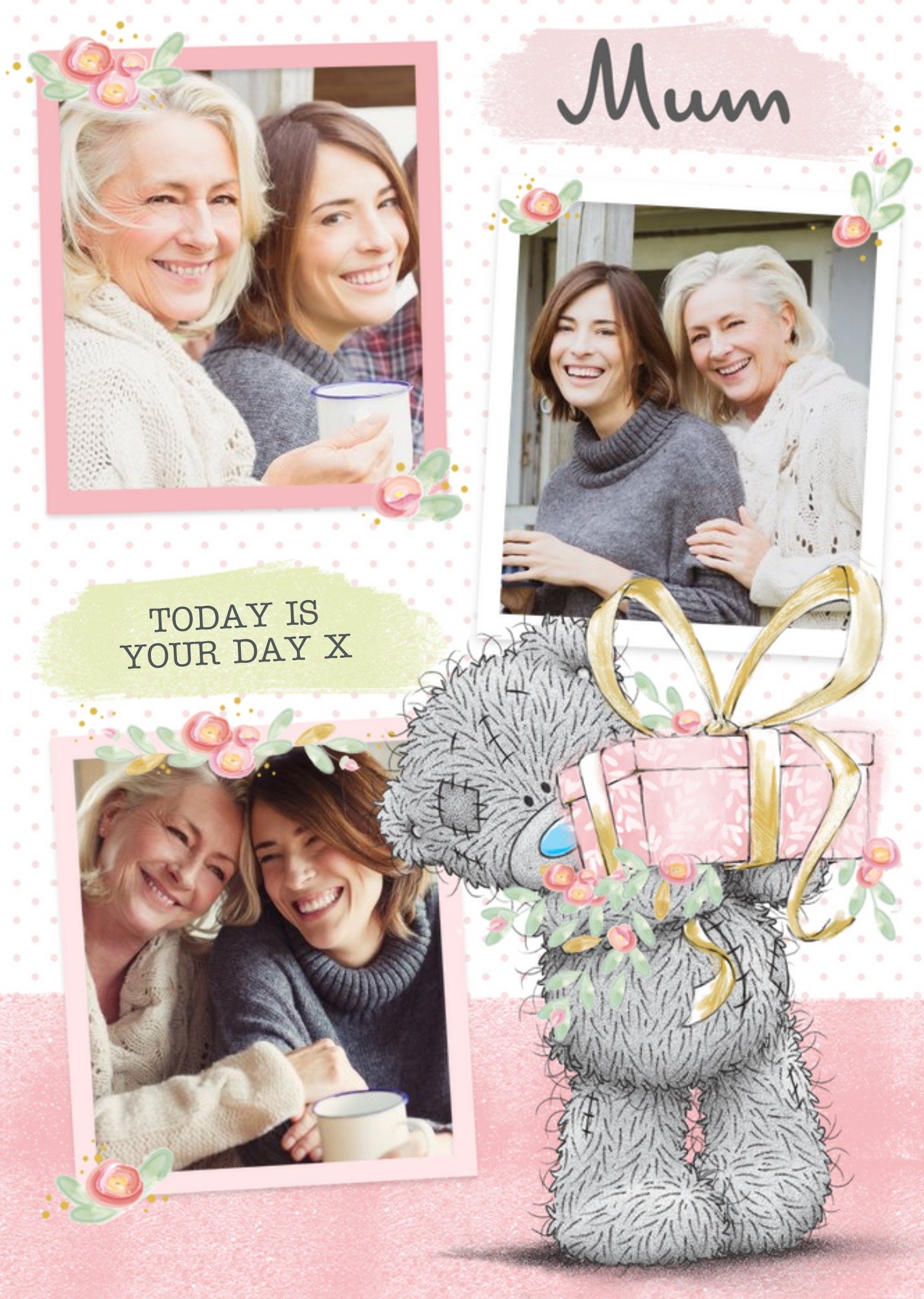Me To You Mother's Day Card - Mum - Tatty Teddy - Photo Upload Card, Large