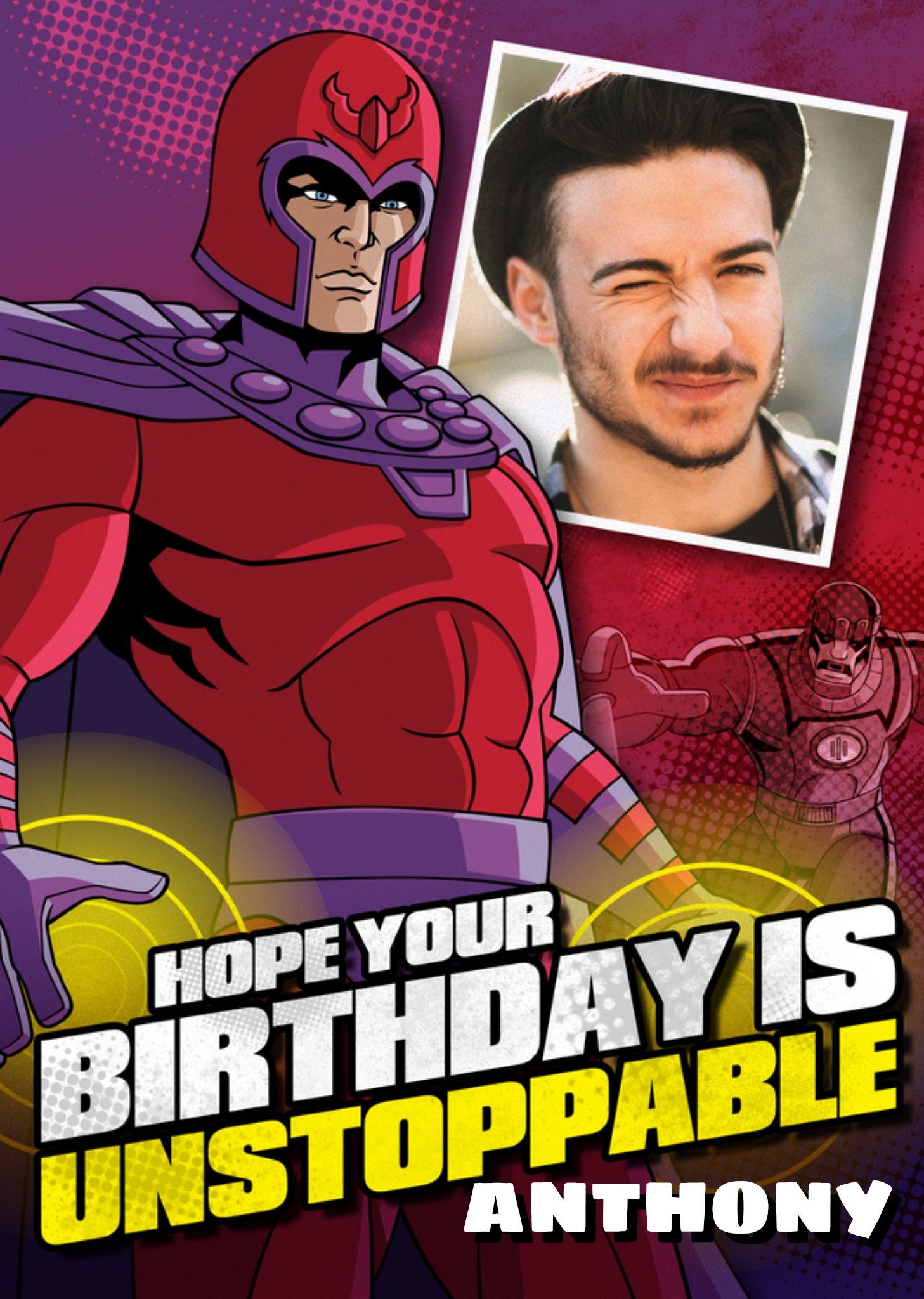 Marvel Mravel Xmen Hope Your Birthday Is Untopppable Card, Large