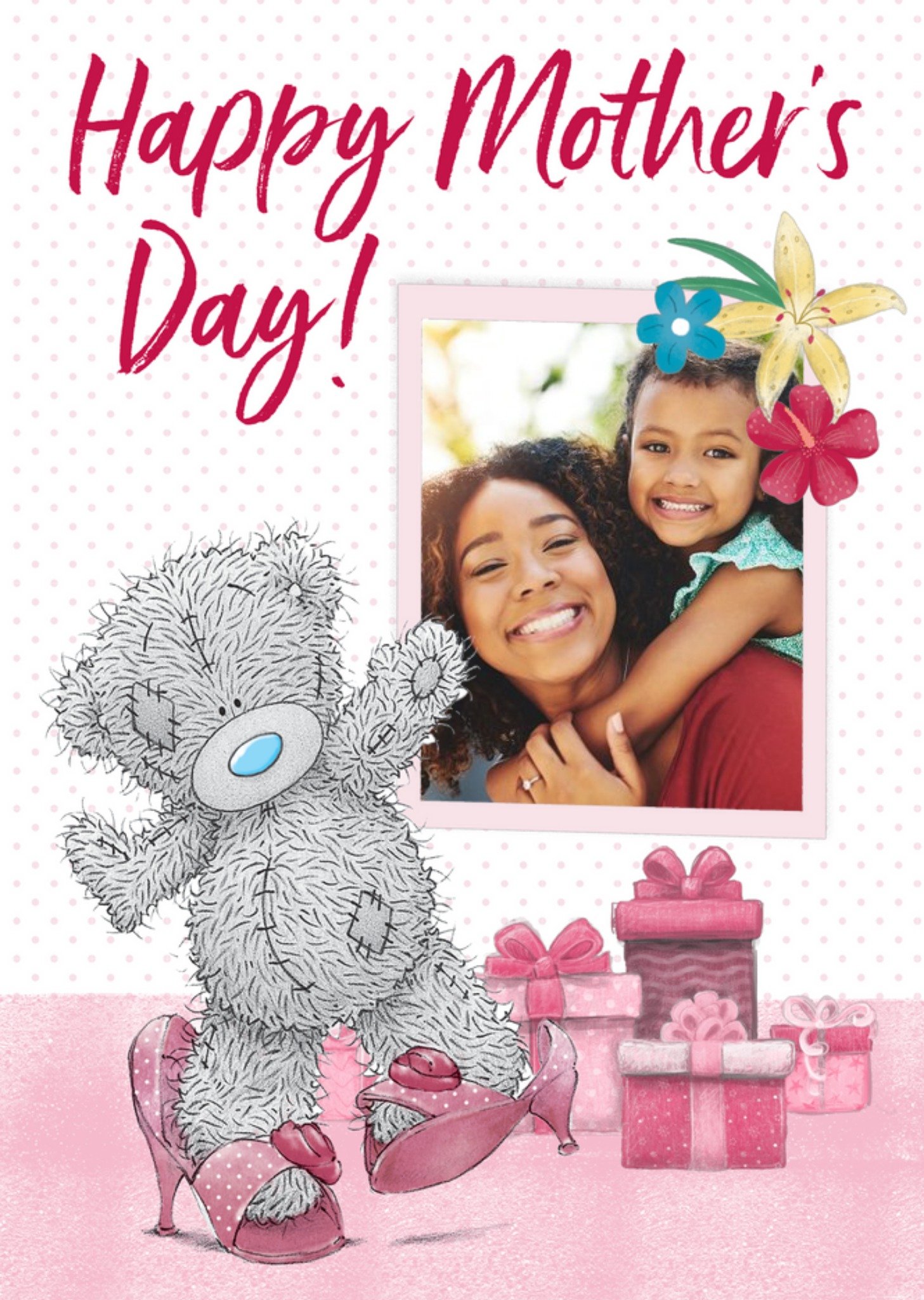 Me To You Tatty Teddy Happy Mother's Day Photo Upload Card