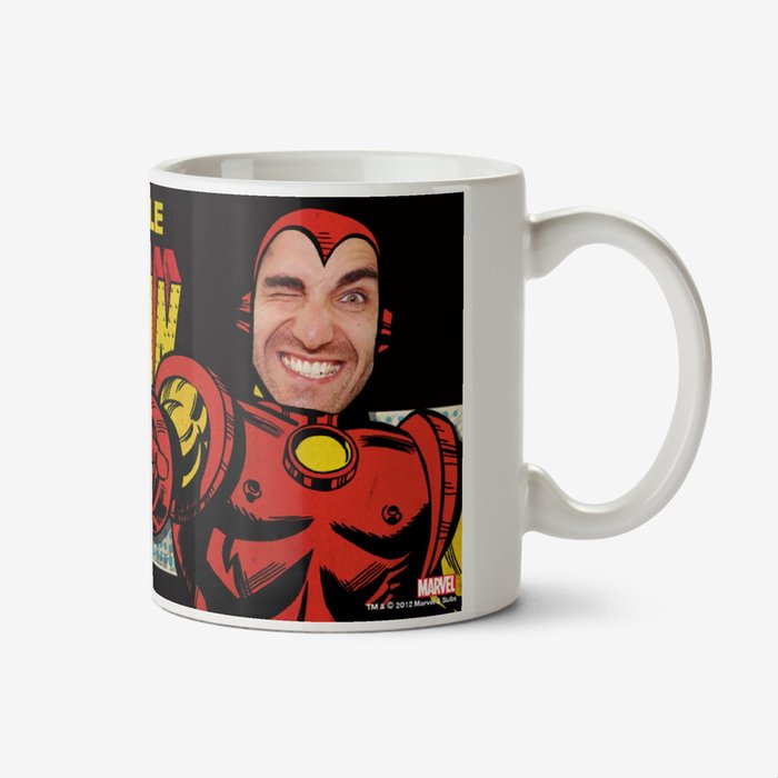 Marvel Comics Iron Man Photo Upload Mug