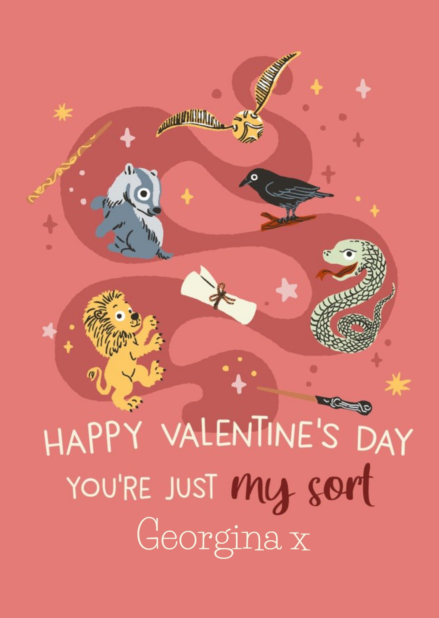 Harry Potter You're Just My Sort Card Ecard