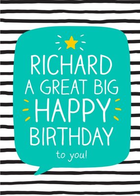A Great Big Happy Birthday to you!