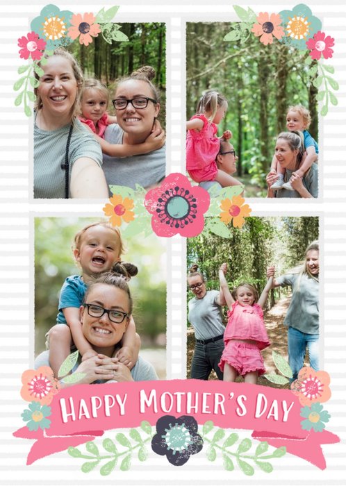 Multiple Photo Mother's Day Card