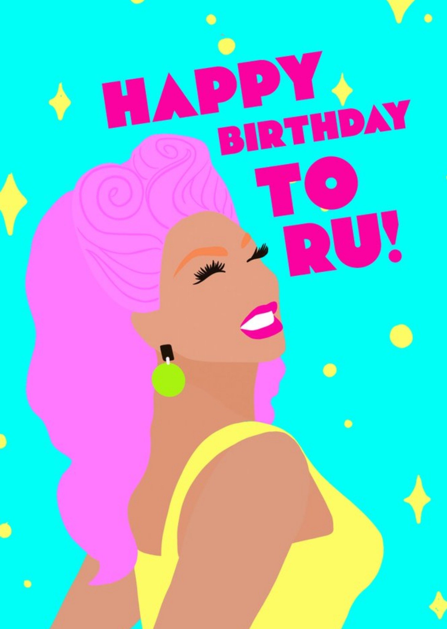 Happy Birthday To Ru Card. Ecard