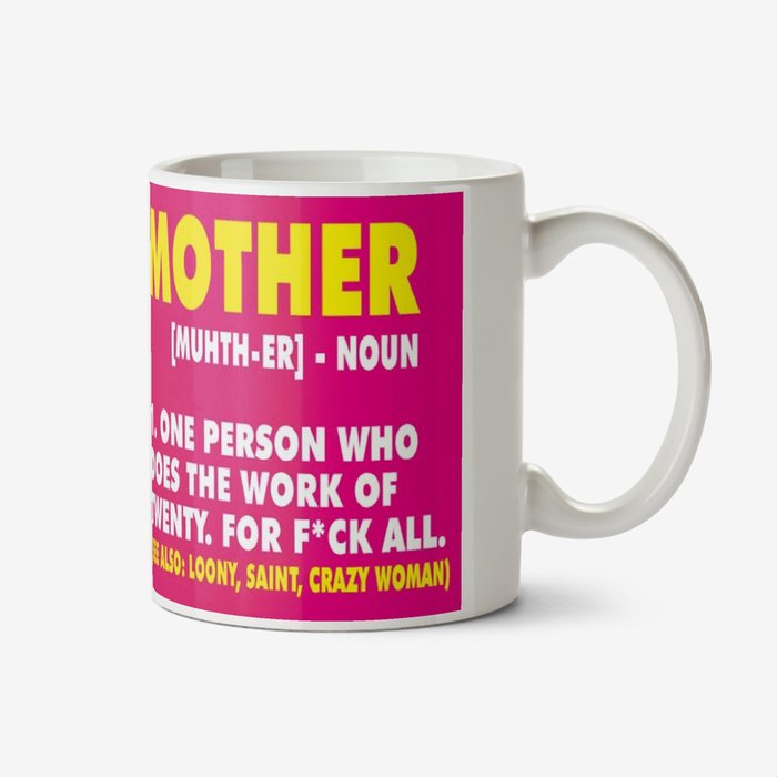 Funny Definition Of Mother Mug
