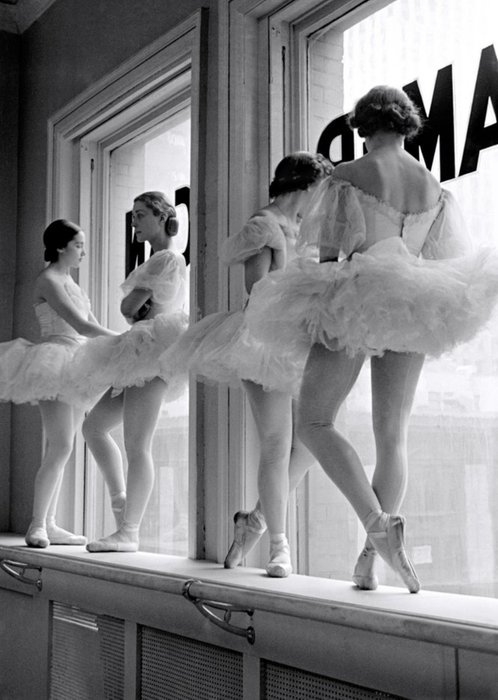 Photographic retro Birthday Card - Dancers - Ballet - America