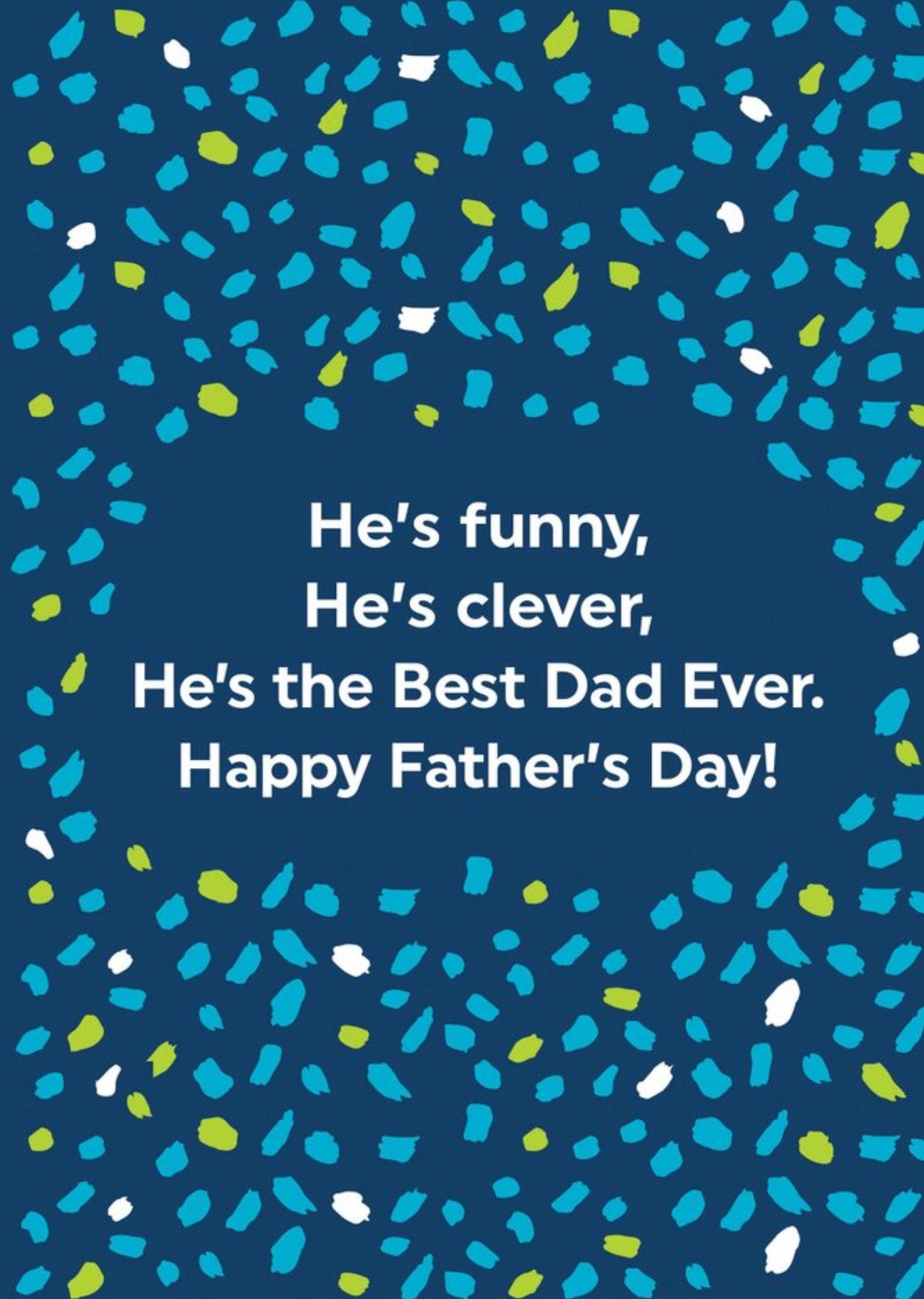 The Best Dad Ever Father's Day Card