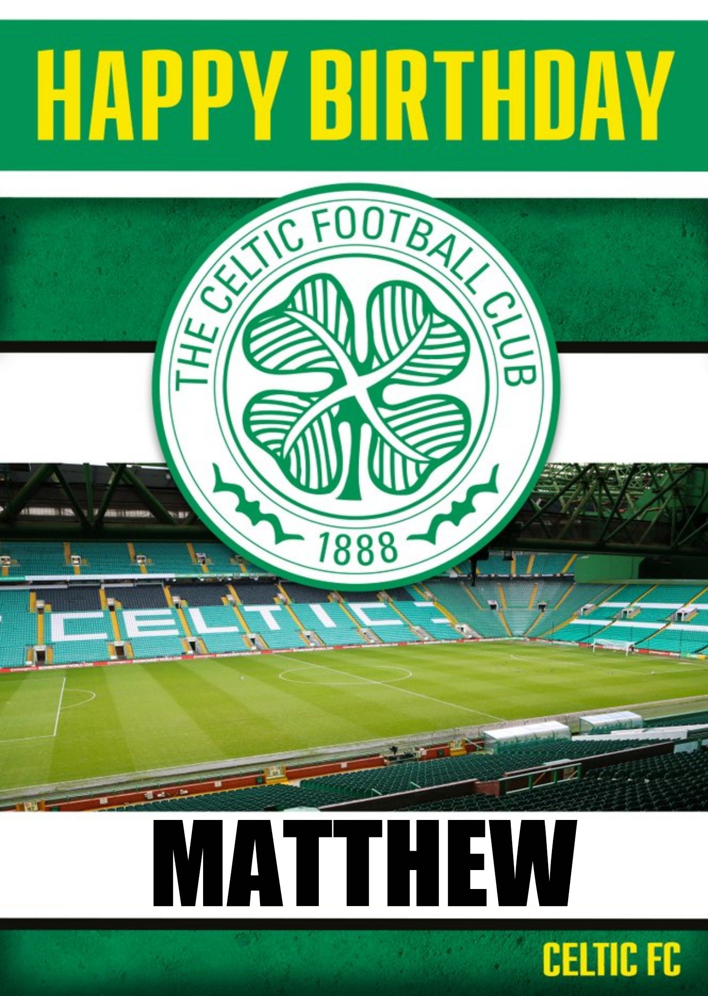 Other Celtic Fc Football Fan Birthday Card Ecard