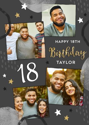 Happy 18th Photo Upload Birthday Card