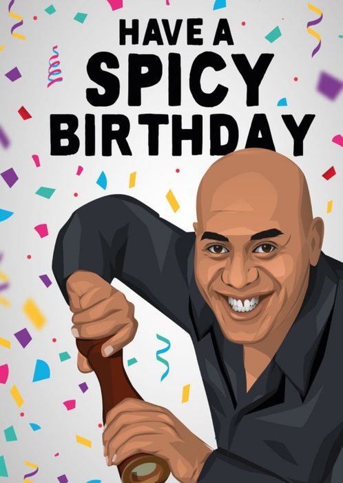 Have A Spicy Birthday Tv Card