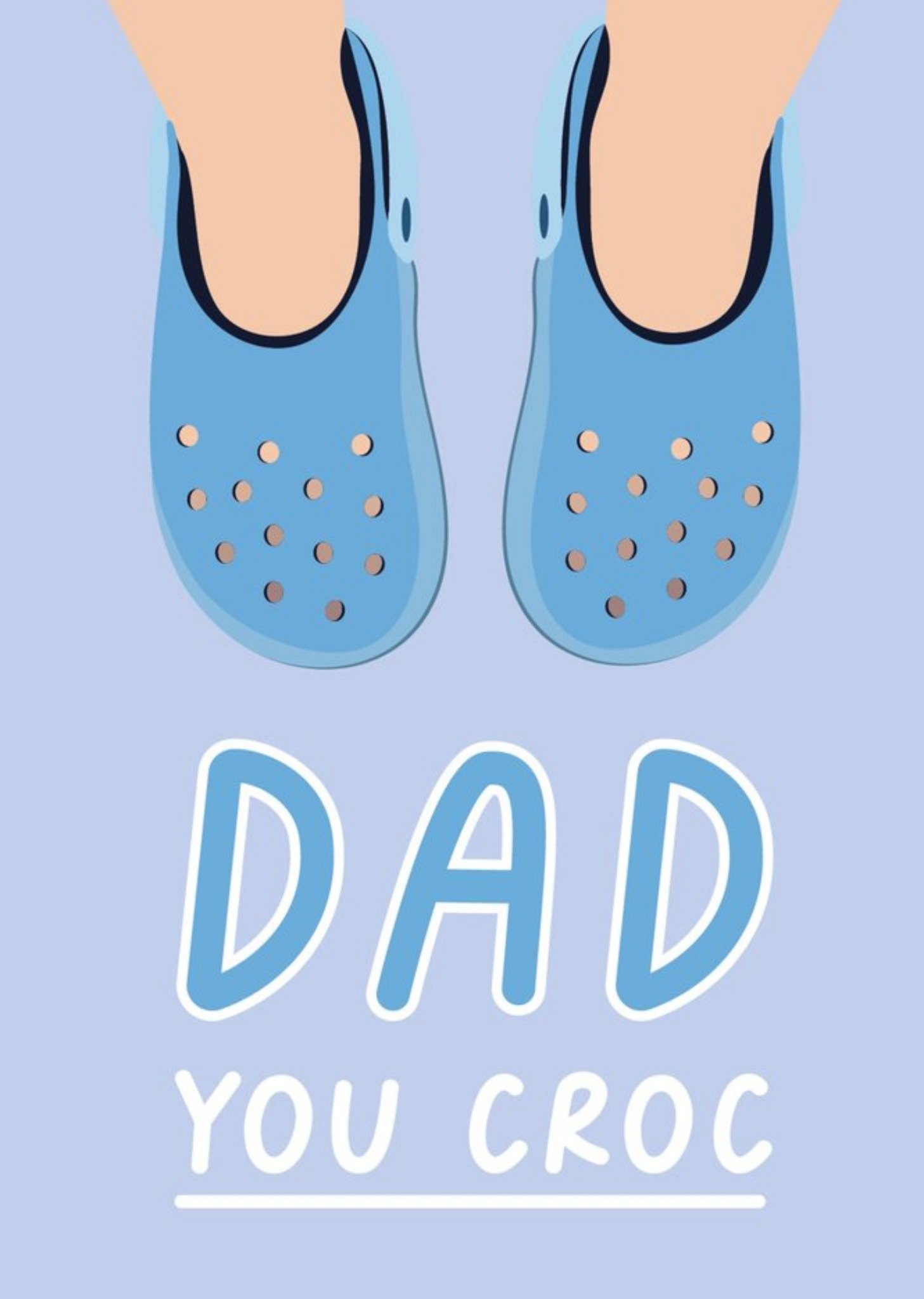 Rumble Cards Dad You Croc Funny Card Ecard
