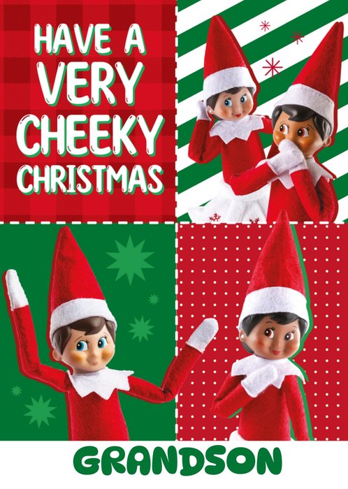 Elf On The Shelf Have A Cheeky Christmas Card