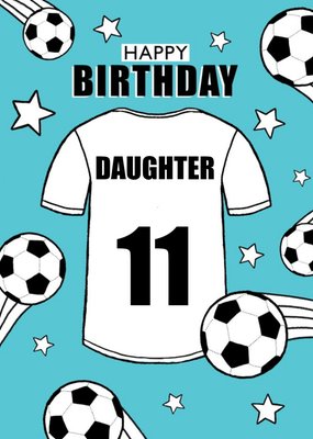 Claire Nicholson Football Sports Stars Personalised Happy Birthday Card