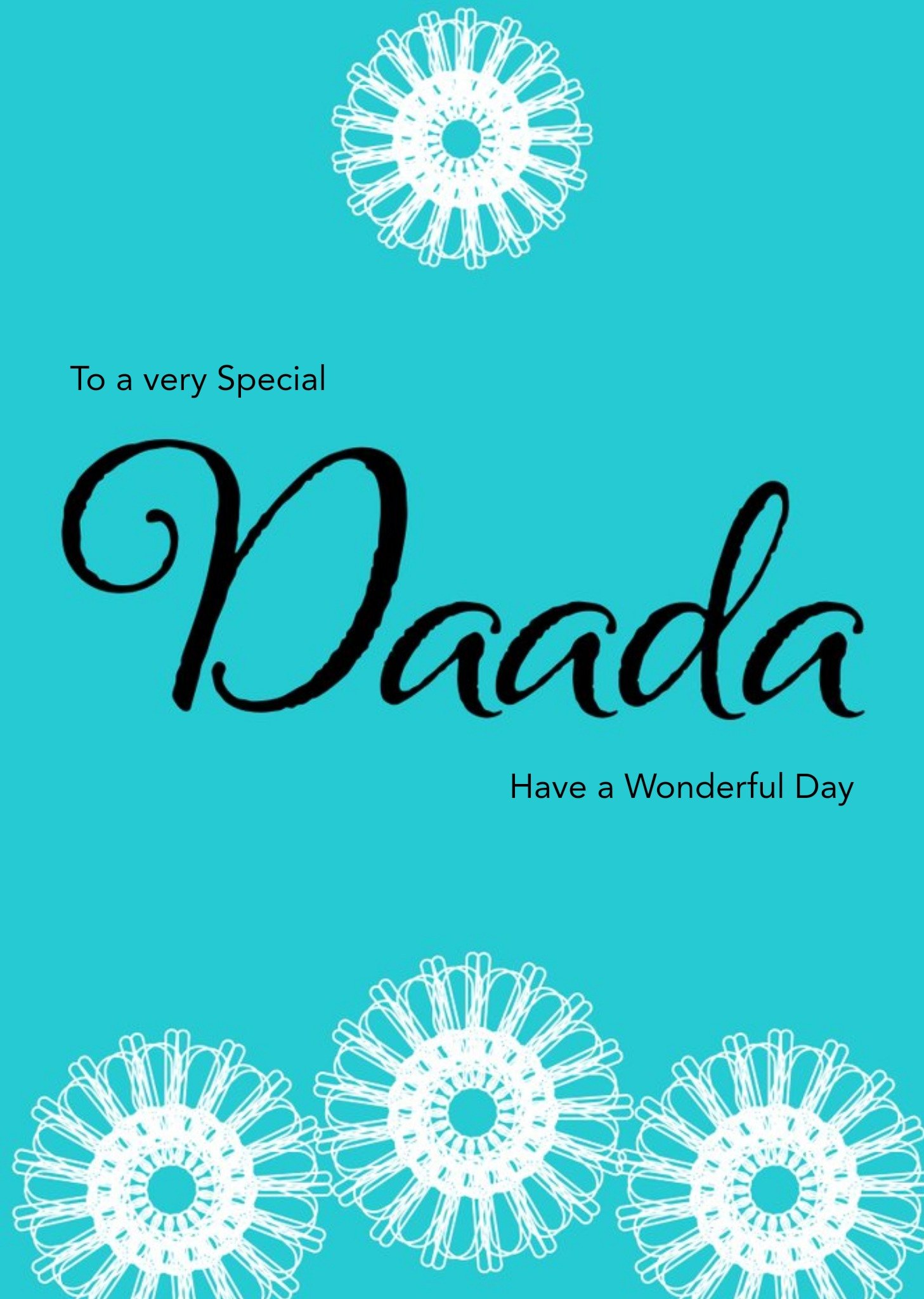 Eastern Print Studio To A Very Special Daada Islamic Birthday Card Ecard