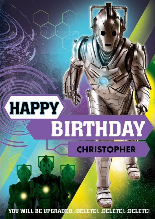 Doctor Who Birthday Cards