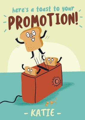 Here's A Toast To Your Promotion! Card