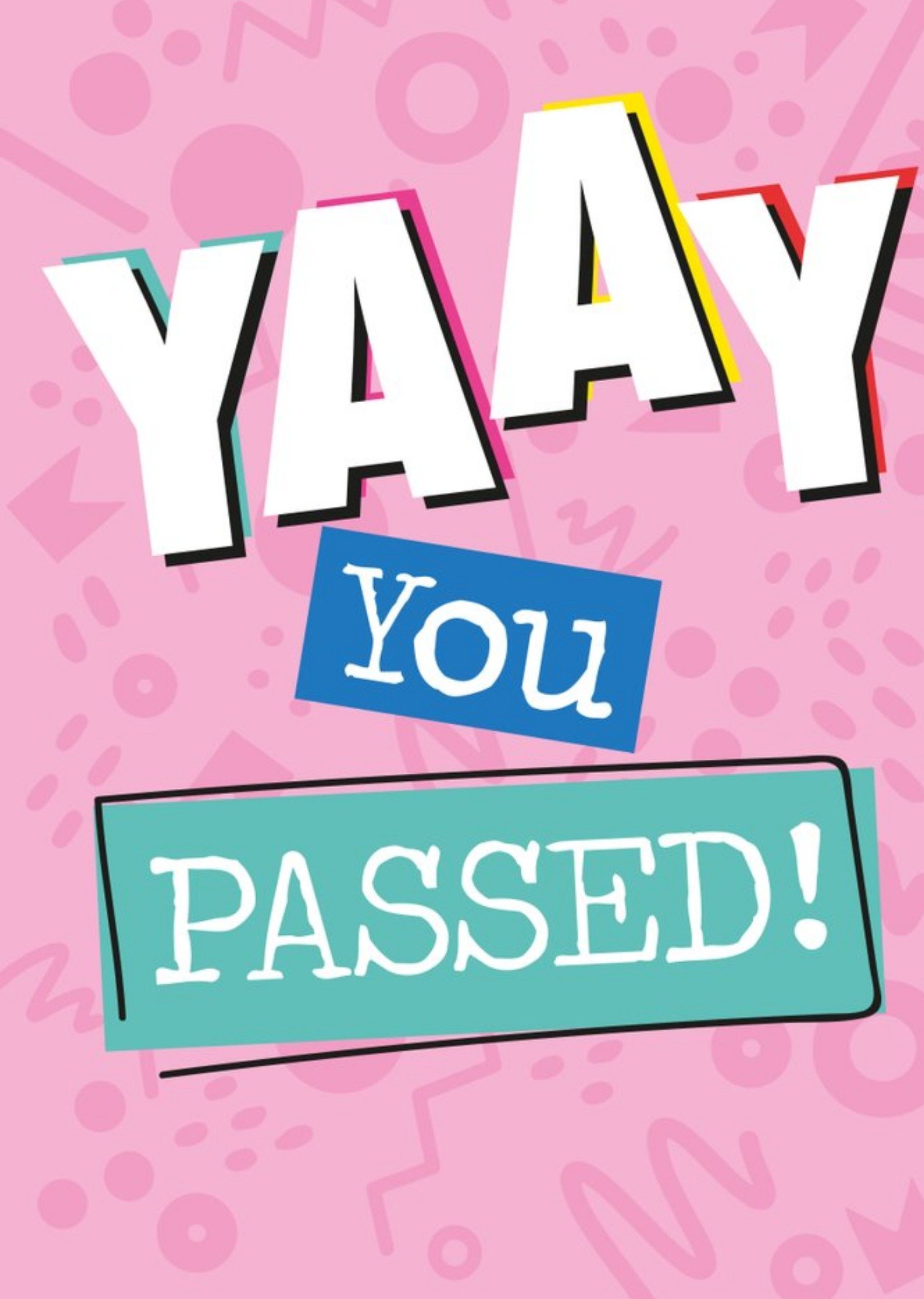 Papagrazi Bright Bold Passed Congratulations Card Ecard