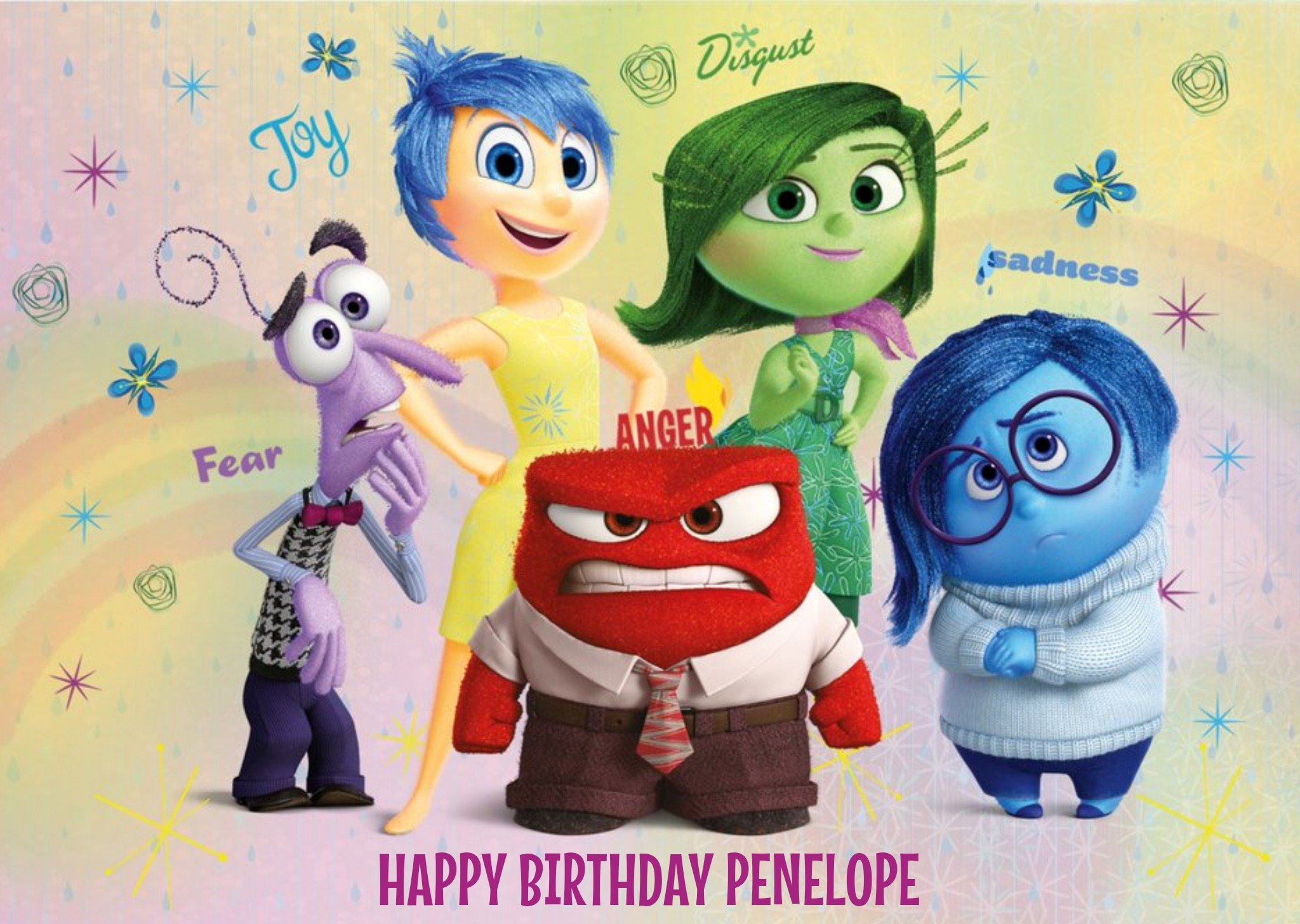 Disney Inside Out Birthday Card Ecard